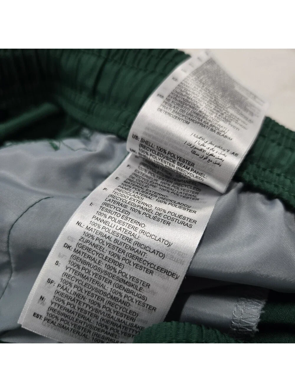 EUC Men's LARGE Adidas x Guinness Track Pants Green Gold White Embroidered Logo